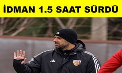 Kayserispor’da Alanyaspor hazırlıkları devam ediyor