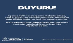 Bünyan Belediyesi’nden su kesintisi uyarısı