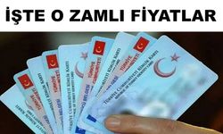 Yeni kimlik, pasaport ve ehliyet fiyatları belli oldu