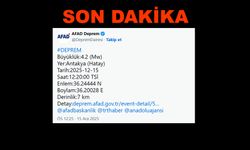 HATAY'DA DEPREM!