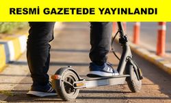 Elektrikli scooter yönetmeliğinde değişiklik