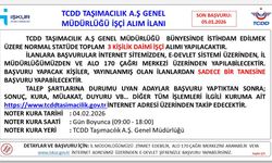 TCDD taşımalık için işçi alımı gerçekleştirilecek