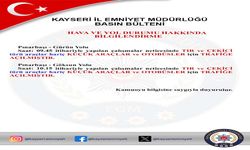 Pınarbaşı/Gürün ve Pınarbaşı/Göksun karayolu küçük araçlar ve otobüsler için trafiğe açıldı