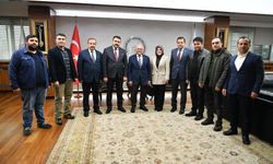 Havacılık Şehri Kayseri'de Başkan Büyükkılıç'a TUSAŞ Heyetinden Ziyaret