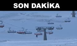 Erciyes Kayak Merkezi’nde telesiyejde asılı kalan vatandaş aşağı düştü