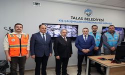 TALAS'TA  KIŞ ÇALIŞMALARINA TEKNOLOJİK TAKİP