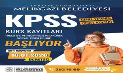 Melikgazi’de KPSS'ye hazırlık kursu başlıyor