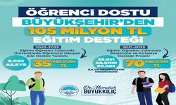 Büyükşehir’den eğitime 105 milyon TL’lik destek