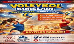 Tomarza'da voleybol kursları kayıtları başladı