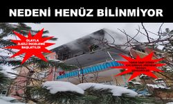 Kayseri’de 3 katlı binada yangın