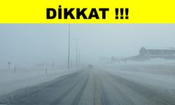 Erciyes yolunda sis etkili oldu