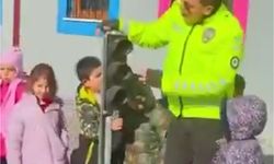 Kayseri'de miniklere uygulamalı trafik eğitimi