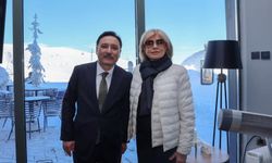 Vali Çiçek, Tansu Çiller ile Erciyes’te bir araya geldi