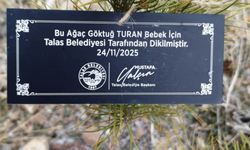 Talas'ta 2025’de doğan 335 bebek için fidan dikildi