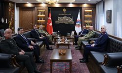 Kara Kuvvetleri Komutanı Tokel ile Bakan Yardımcısı Ayhan’dan Vali Çiçek’e ziyaret
