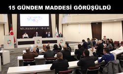Kocasinan Belediyesi meclisinde 15 madde görüşüldü