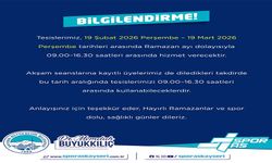 Kayseri Büyükşehir’in spor tesislerinde Ramazan düzenlemesi