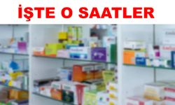 Eczane mesai saatleri belirlendi