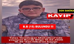 15 yaşındaki kayıp çocuk kamera incelemeleri ile bulundu