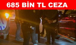 Polisin ‘dur’ ihtarına uymayan alkollü sürücüye