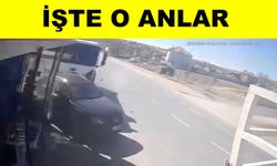 Direksiyon hakimiyetini kaybetti, park halindeki araçlara çarptı