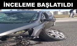 Refüje çarpan aracın sürücüsü ağır yaralandı