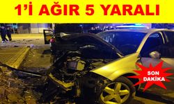 Kayseri'de iki otomobil çarpıştı