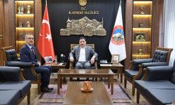 Çevre, Şehircilik ve İklim Değişikliği İl Müdürü Öztürk’ten Vali Çiçek’e ziyaret