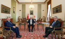 AK Parti’li Özsoy ve Başkan Yalçın’dan TBMM Başkanı Kurtulmuş’a ziyaret