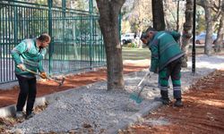 Kocasinan'da park bakımları sürüyor