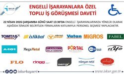Engelli Vatandaşlar İçin Toplu İş Görüşmesi Yapılacak