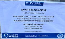 Danışment, Battalgazi ve Osmanlı otobüs hatlarının durakları değişti