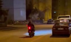 Plakasız motosiklet ile çevreyi rahatsız eden sürücüye 142 bin TL ceza