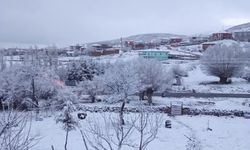 Akkışla ve Tomarza’da kar yağışı etkili oldu