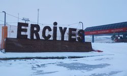 Erciyes’e Mayıs Ayında Kar Yağdı