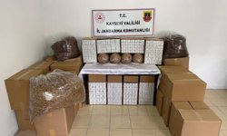 Kayseri’de 200 Kilo Kaçak Tütün Ele Geçirildi