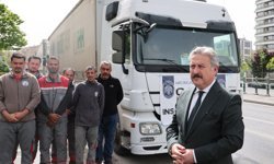 Melikgazi Belediyesi’nin Yardım Tırları Gazze’ye Doğru Yola Çıktı