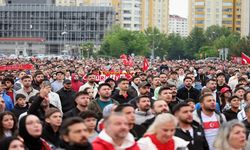 Milli Heyecan Talas'ta Yürekleri Isıttı