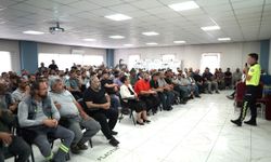 Melikgazi'den Saha Çalışanlarına Trafik Eğitimi