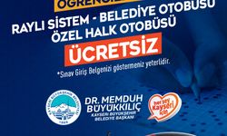 Başkan Büyükkılıç’tan YKS Adaylarına Başarı Mesajı ve Ücretsiz Ulaşım Müjdesi