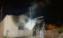 Boş Olduğu Tespit Edilen Evde Yangın Çıktı