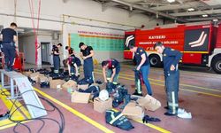 Kayseri OSB İtfaiyesi’nden Öğrencilere Uygulamalı Yangın Eğitimi