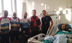 Fransız Bisikletli Bünyan’da Kaza Geçirdi, Kayseri’de Ameliyat Edildi