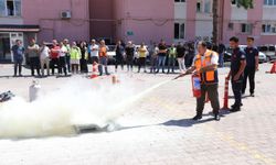 Büyükşehir'den Ek Hizmet Binasında Deprem ve Yangın Tatbikatı