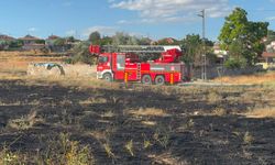 Kayseri’de Anız Yangını