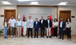 İMO Heyeti Vali Çiçek ile Kentin Geleceğini Değerlendirdi