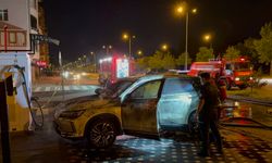 Kayseri’de Elektrikli Araç Yangını