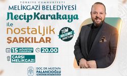 Çarşı Melikgazi’de Necip Karakaya Sahne Alacak