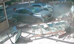Kayseri’de Otomobil Fırına Girdi