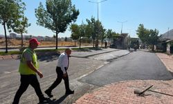 Başkan Büyükkılıç Şehit Komandolar Caddesi’ndeki Çalışmaları İnceledi